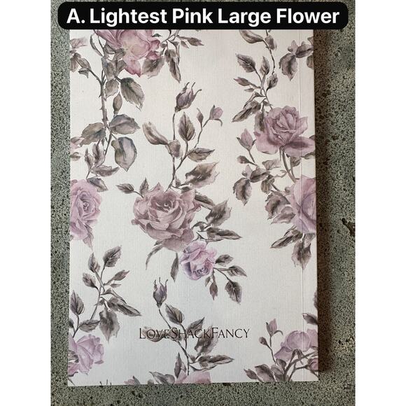 LoveShackFancy Rose Printed Blank Paper Notebooks-Choose 1 of 4 Different Styles - Picture 3 of 5